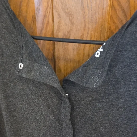 Frida Mom Gray Short Sleeve Hospital Gown - Picture 6 of 6